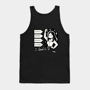 GIRL POWER!  1:0 Woman - Retro Vintage Funny Style Tank Top